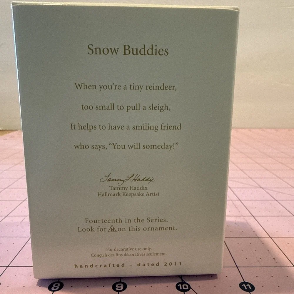 Hallmark 2011 Snow Buddies Keepsake‎ Ornament #14 In Series